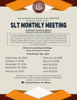 SLT monthly Meeting